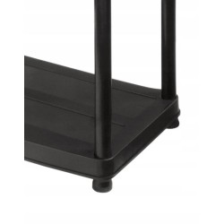 Kunststoffregal schwarz bis zu 250kg