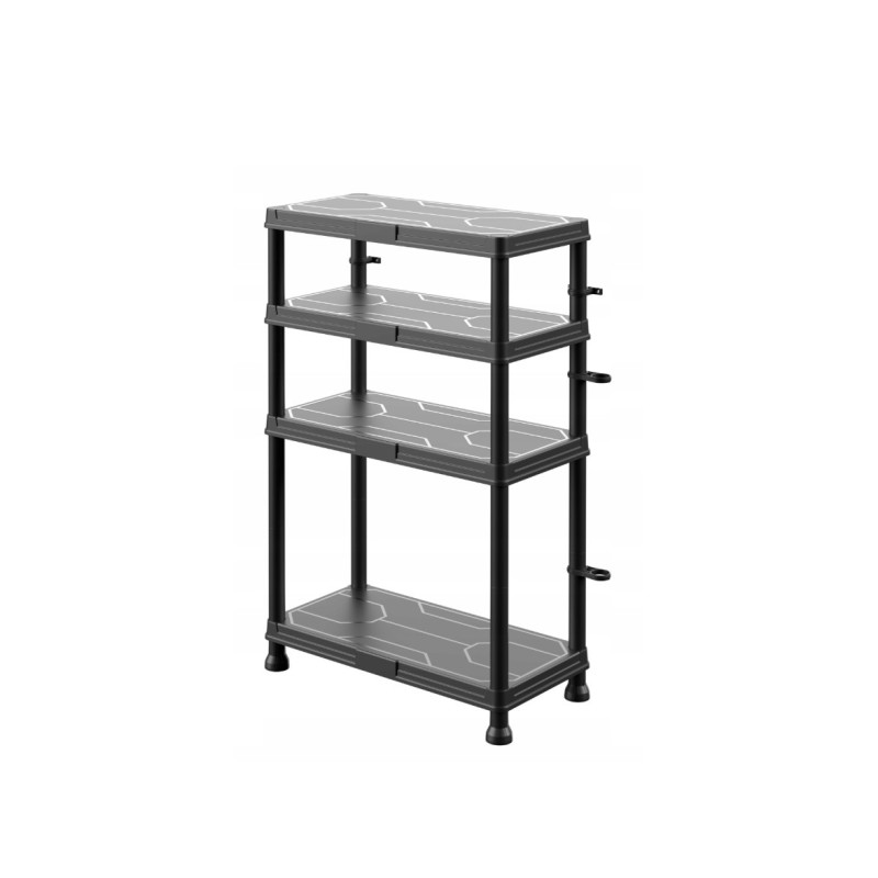 Kunststoffregal 60x30x92,6 cm 4 Böden 100 kg | Baulich