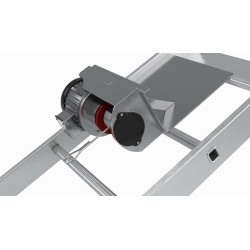 Dachdeckeraufzug für Photovoltaik 12 m 115 kg | Baulich
