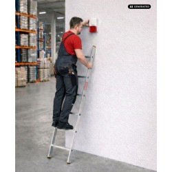 Aluminium Anlegeleiter 6 Sprossen 150 kg | Baulich