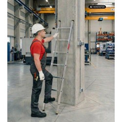 Aluminium Anlegeleiter 7 Sprossen 150 kg | Baulich