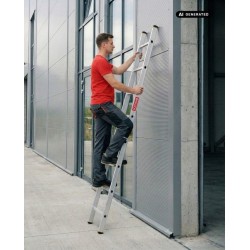 Aluminium Anlegeleiter 8 Sprossen 150 kg | Baulich