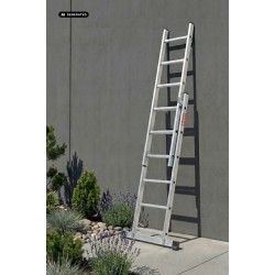 Alu Leitergerüst 2x6 mit Plattform 3-in-1 | Baulich