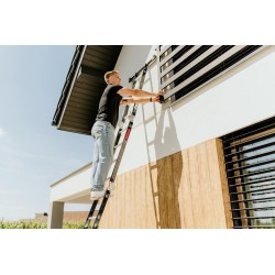 Aluminium-Stahl-Mehrzweckleiter HOME– 4x4 Sprossen