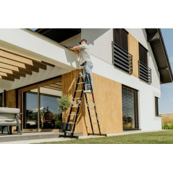 Aluminium-Stahl-Mehrzweckleiter HOME– 4x4 Sprossen