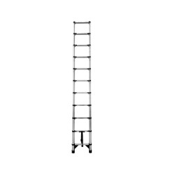 Stahl-Teleskopleiter Baulich 11 Sprossen bis 4,30 m