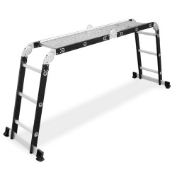 Mehrzweckleiter 4x3 mit Plattform 125 kg | Baulich