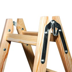 Holzleiter 7 Sprossen 150kg Malerleiter