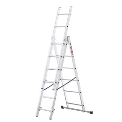 Aluminium-Mehrzweckleiter 3x6 150 Kg