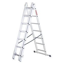 Mehrzweckleiter aus Aluminium 3x7 150kg