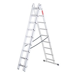 Aluminium-Mehrzweckleiter 3x9 150 Kg