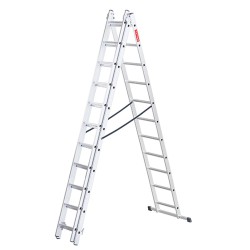 Mehrzweckleiter aus Aluminium 3x11 150 kg