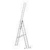 Mehrzweckleiter aus Aluminium 3x15 150 kg