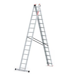 Mehrzweckleiter aus Aluminium 3x15 150 kg