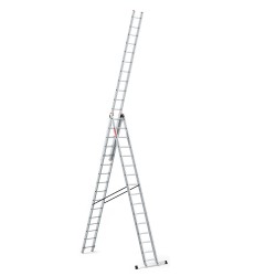 Mehrzweckleiter aus Aluminium 3x16 150 kg