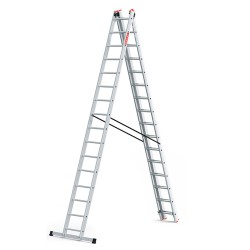 Mehrzweckleiter aus Aluminium 3x16 150 kg