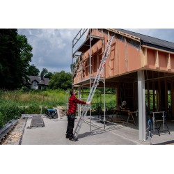 Multifunktions-Gelenkleiter, 4x4 Sprossen aus Aluminium, klappbar