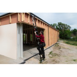 Multifunktions-Gelenkleiter mit Plattform 4x3 Sprossen