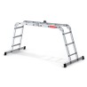 Aluminiumgelenkleiter 4x3 150 Kg HOME