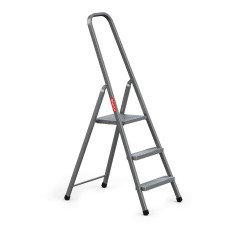 Stahlleiter 3 Stufen 125 Kg HOME