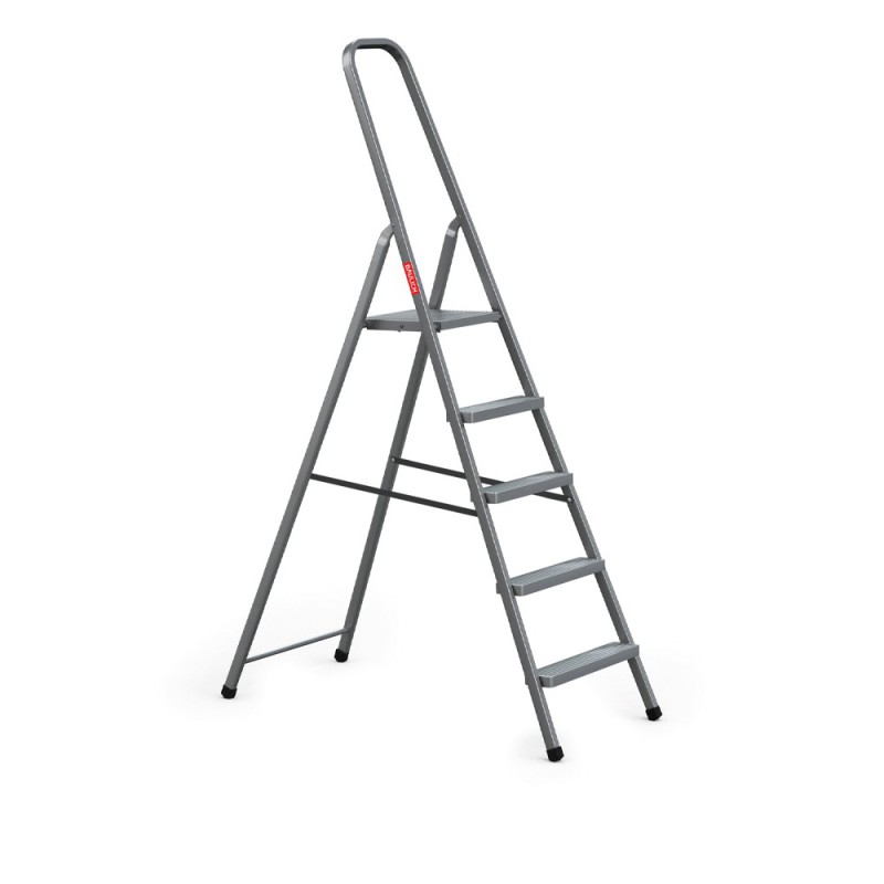 Stahlleiter 5 Stufen 125 Kg HOME