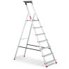 Haushaltsleiter aus Aluminium 7 Stufen 125 kg