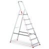 Haushaltsleiter aus Aluminium, einseitig, 7 Stufen 125 kg