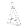Haushaltsleiter aus Aluminium, einseitig, 8 Stufen, 125 kg