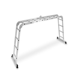 Multifunktions-Gelenkleiter, 4x4 Sprossen aus Aluminium, klappbar