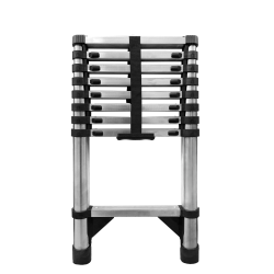 Teleskopleiter aus Stahl 9 Stufen 2,6 m