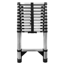 Teleskopleiter aus Stahl 11 Stufen 3,2 m