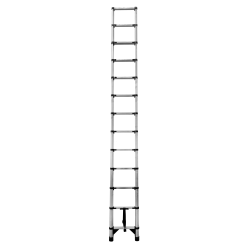Teleskopleiter aus Stahl 13 Stufen 3,8m