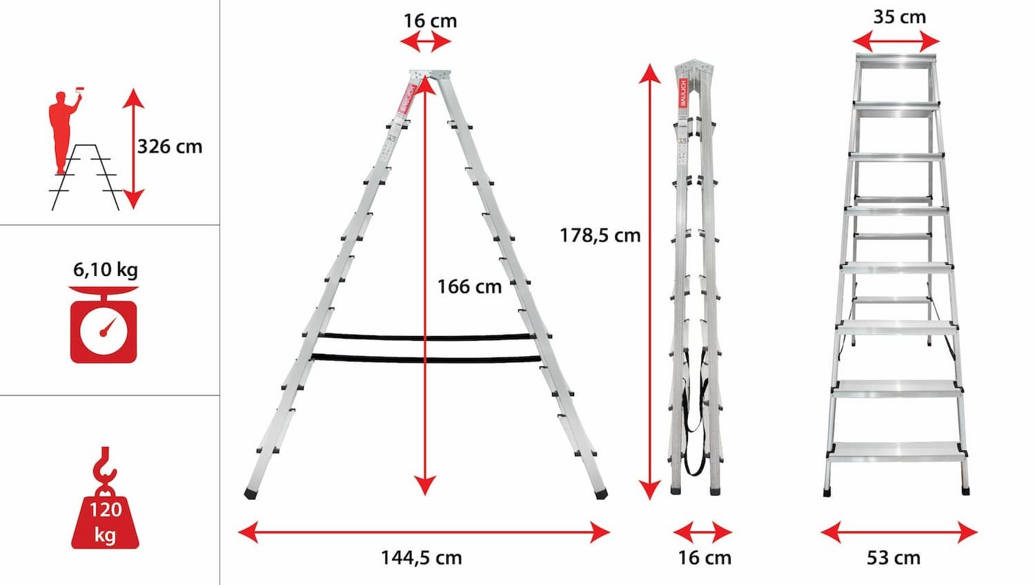 BAULICH_Aluminium-Haushaltsleiter_2x8