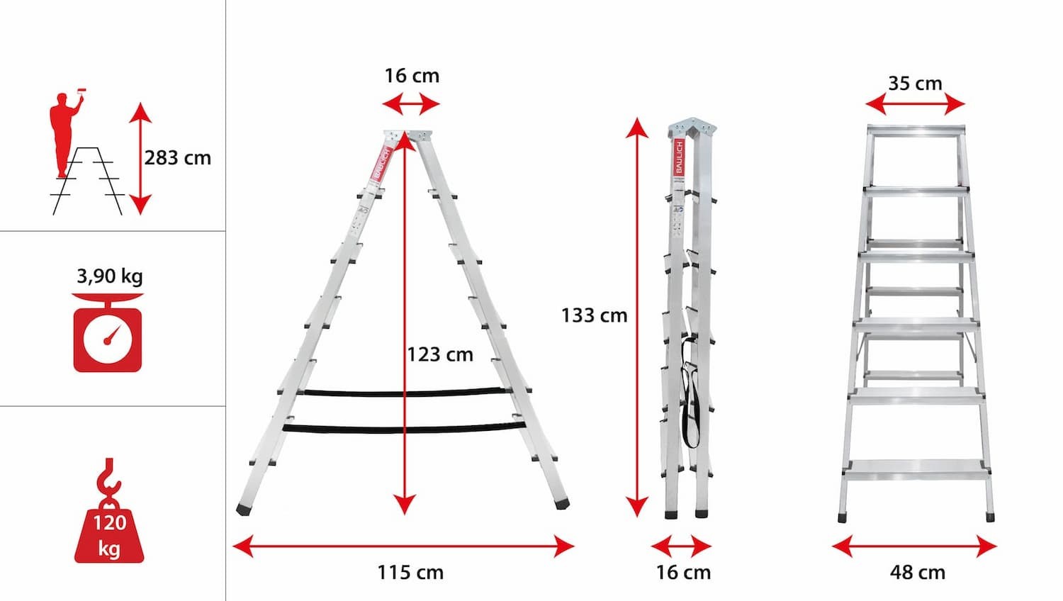 BAULICH_Aluminium-Haushaltsleiter_2x6
