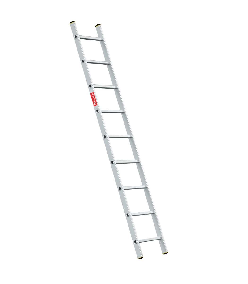 BAULICH_Aluminium-Anlegeleiter mit 9 Sprossen
