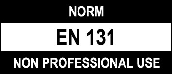 EN 131 Non Professional Use Kennzeichnung der Baulich Mehrzweckleiter Baulich 3x8
