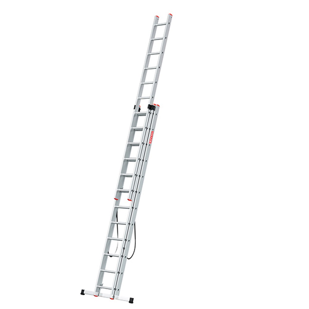 Baulich PRO Mehrzweckleiter 3x12 als Anlegeleiter